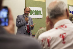 Dan Viets speaking at a NORML conference